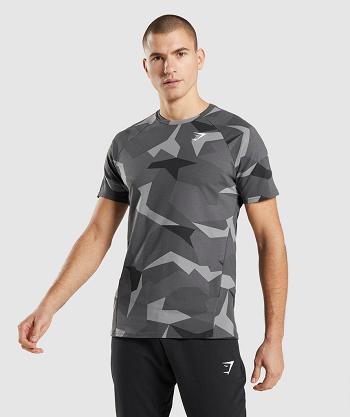 Gymshark Critical T Shirts Herr Svarta | SE 3941WNB